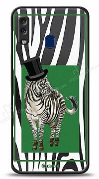 Dafoni Art Samsung Galaxy A20 / A30 Zebra Pattern Kılıf - 1