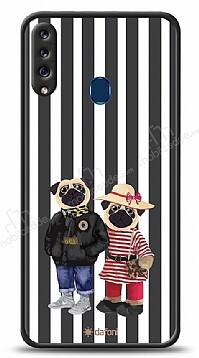 Dafoni Art Samsung Galaxy A20S Cool Pugs Kılıf - 1