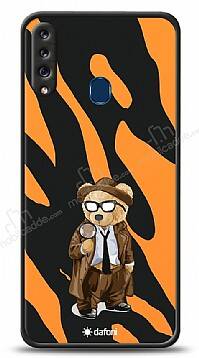 Dafoni Art Samsung Galaxy A20S Detective Teddy Bear Kılıf - 1