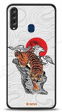 Dafoni Art Samsung Galaxy A20S Roaring Tiger Kılıf - 1