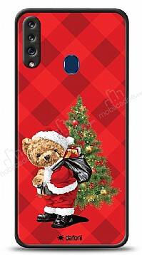 Dafoni Art Samsung Galaxy A20S Santa Bear Kılıf - 1