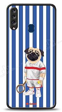 Dafoni Art Samsung Galaxy A20S Tennis Boy Pug Kılıf - 1