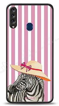 Dafoni Art Samsung Galaxy A20S Zebra Fashion Kılıf - 1