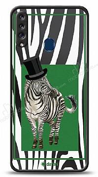 Dafoni Art Samsung Galaxy A20S Zebra Pattern Kılıf - 1