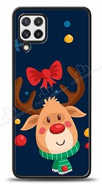 Dafoni Art Samsung Galaxy A22 4G Christmas Deer Kılıf - 1