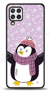 Dafoni Art Samsung Galaxy A22 4G Penguin Kılıf - 1