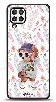 Dafoni Art Samsung Galaxy A22 4G Pretty Teddy Kılıf - 1