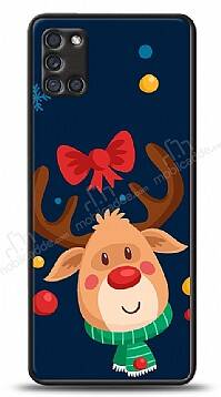 Dafoni Art Samsung Galaxy A31 Christmas Deer Kılıf - 1