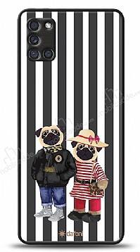 Dafoni Art Samsung Galaxy A31 Cool Pugs Kılıf - 1