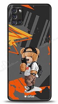 Dafoni Art Samsung Galaxy A31 Cool Teddy Bear Kılıf - 1