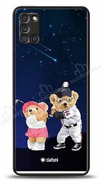 Dafoni Art Samsung Galaxy A31 Sporty Couple Teddy Kılıf - 1