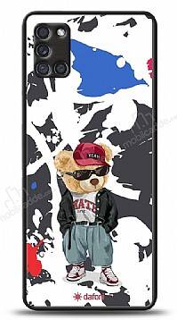 Dafoni Art Samsung Galaxy A31 Sporty Teddy Bear Kılıf - 1