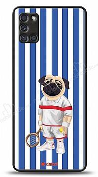 Dafoni Art Samsung Galaxy A31 Tennis Boy Pug Kılıf - 1