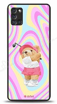 Dafoni Art Samsung Galaxy A31 Tennis Girl Bear Kılıf - 1