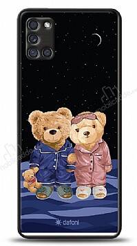 Dafoni Art Samsung Galaxy A31 Under The Stars Teddy Bears Kılıf - 1