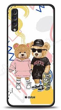 Dafoni Art Samsung Galaxy A50 Fun Couple Teddy Kılıf - 1