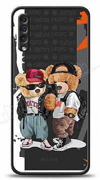 Dafoni Art Samsung Galaxy A50 Icon Couple Teddy Kılıf - 1