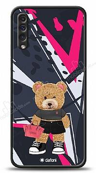 Dafoni Art Samsung Galaxy A50 Rock And Roll Teddy Bear Kılıf - 1