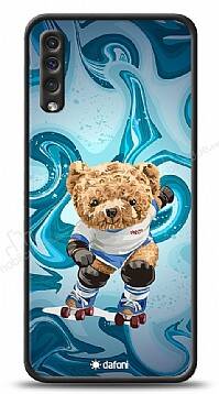 Dafoni Art Samsung Galaxy A50 Skating Teddy Bear Kılıf - 1