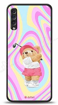 Dafoni Art Samsung Galaxy A50 Tennis Girl Bear Kılıf - 1