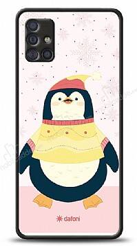 Dafoni Art Samsung Galaxy A51 Smiling Penguin Kılıf - 1