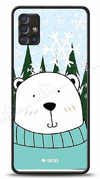 Dafoni Art Samsung Galaxy A51 Snow Bear Kılıf - 1