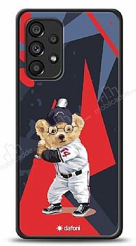 Dafoni Art Samsung Galaxy A53 5G Baseball Bear Kılıf - 1