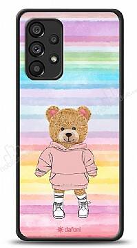 Dafoni Art Samsung Galaxy A53 5G Chic Teddy Bear Kılıf - 1