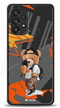 Dafoni Art Samsung Galaxy A53 5G Cool Teddy Bear Kılıf - 1