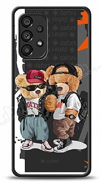 Dafoni Art Samsung Galaxy A53 5G Icon Couple Teddy Kılıf - 1