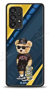 Dafoni Art Samsung Galaxy A53 5G Skate Bear Kılıf - 1