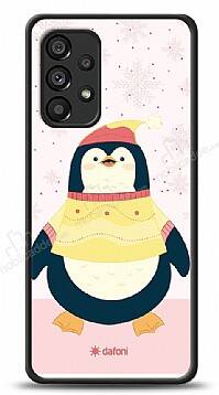 Dafoni Art Samsung Galaxy A53 5G Smiling Penguin Kılıf - 1