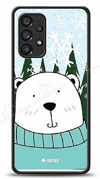 Dafoni Art Samsung Galaxy A53 5G Snow Bear Kılıf - 1