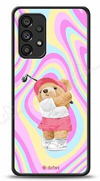 Dafoni Art Samsung Galaxy A53 5G Tennis Girl Bear Kılıf - 1