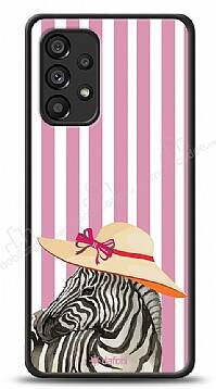 Dafoni Art Samsung Galaxy A53 5G Zebra Fashion Kılıf - 1