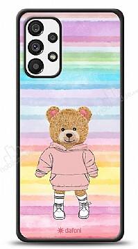 Dafoni Art Samsung Galaxy A73 Chic Teddy Bear Kılıf - 1