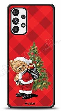 Dafoni Art Samsung Galaxy A73 Santa Bear Kılıf - 1