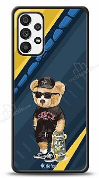 Dafoni Art Samsung Galaxy A73 Skate Bear Kılıf - 1