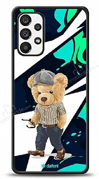 Dafoni Art Samsung Galaxy A73 Thoughtful Teddy Bear Kılıf - 1