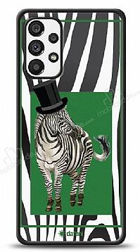 Dafoni Art Samsung Galaxy A73 Zebra Pattern Kılıf - 1