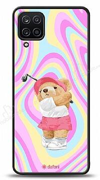 Dafoni Art Samsung Galaxy M12 Tennis Girl Bear Kılıf - 1