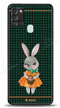 Dafoni Art Samsung Galaxy M21 / M31 / M30s Lady Rabbit Kılıf - 1