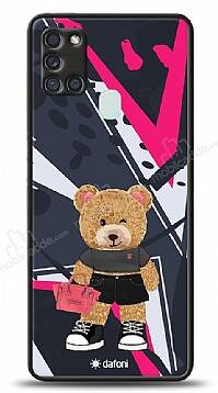 Dafoni Art Samsung Galaxy M21 / M31 / M30s Rock And Roll Teddy Bear Kılıf - 1