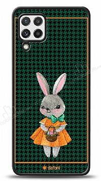 Dafoni Art Samsung Galaxy M22 Lady Rabbit Kılıf - 1