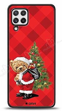 Dafoni Art Samsung Galaxy M22 Santa Bear Kılıf - 1