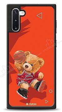 Dafoni Art Samsung Galaxy Note 10 Basketball Bear Kılıf - 1