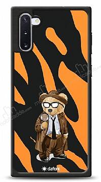 Dafoni Art Samsung Galaxy Note 10 Detective Teddy Bear Kılıf - 1