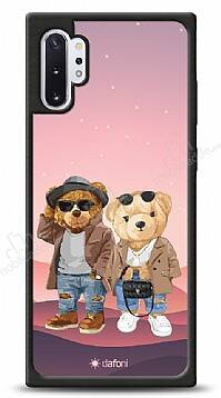 Dafoni Art Samsung Galaxy Note 10 Plus Cool Couple Teddy Kılıf - 1