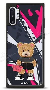 Dafoni Art Samsung Galaxy Note 10 Plus Rock And Roll Teddy Bear Kılıf - 1