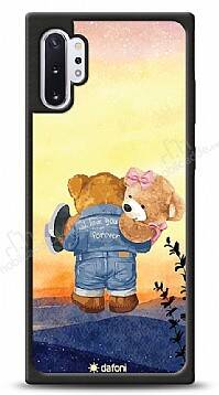 Dafoni Art Samsung Galaxy Note 10 Plus Sunset Teddy Bears Kılıf - 1